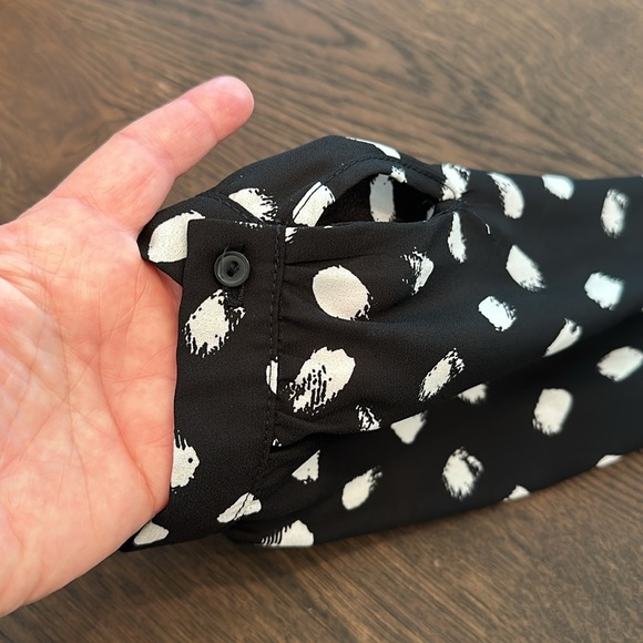 Gibson black and white blouse - Picture 4 of 5